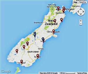 Places to Stay in South Island, New Zealand
