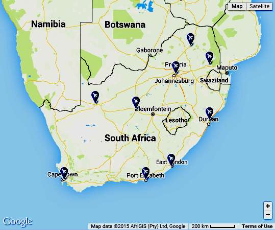 Places to Stay in South Africa