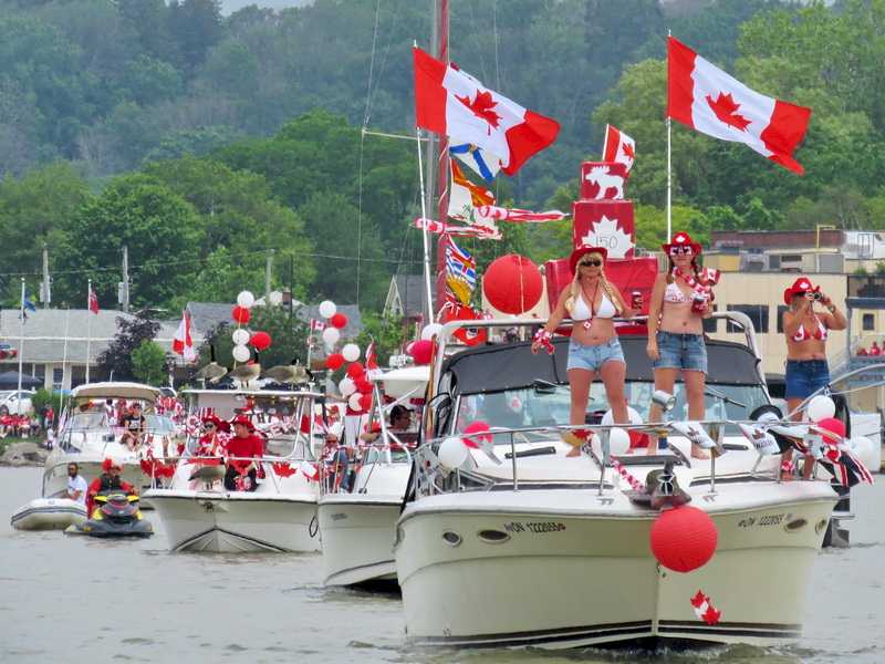 Canada 150 Boat Parade, Port Stanley Festivals